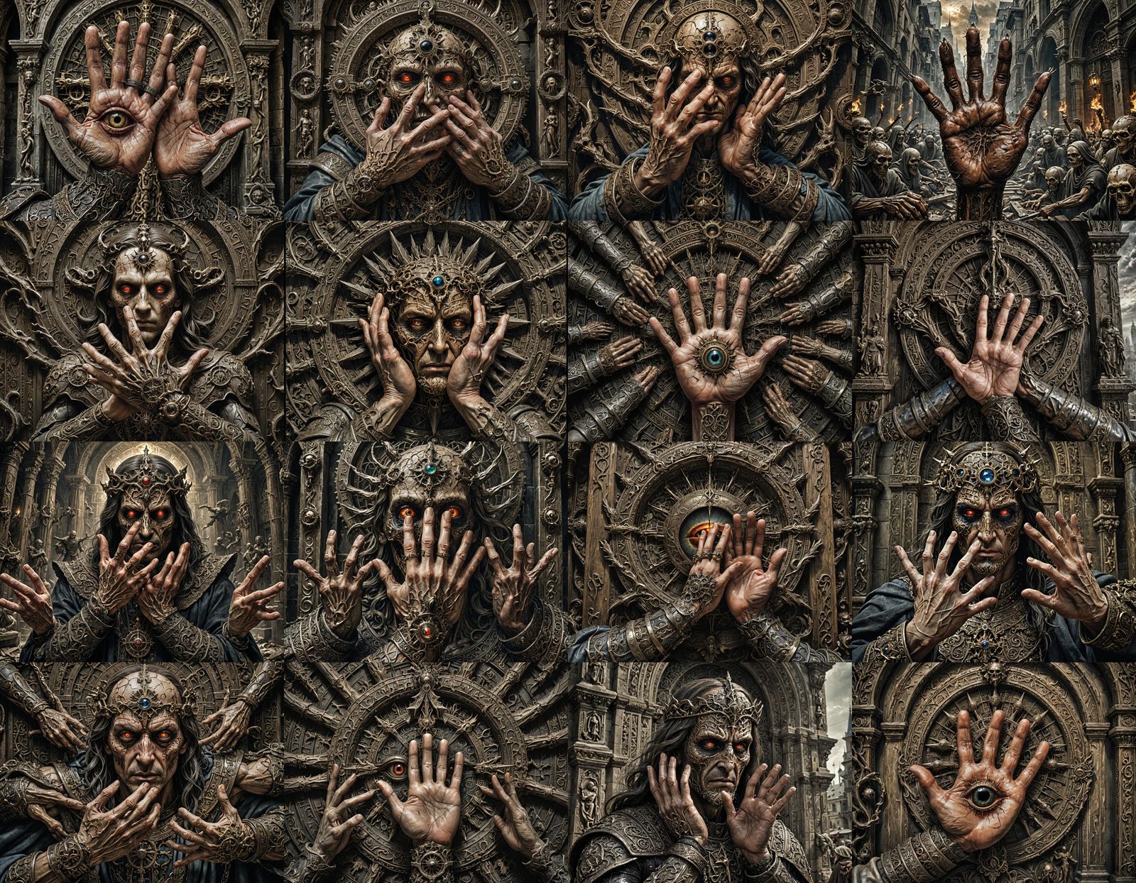 Hyperrealistic Lord of Hand and Eye: Cinematic Composition