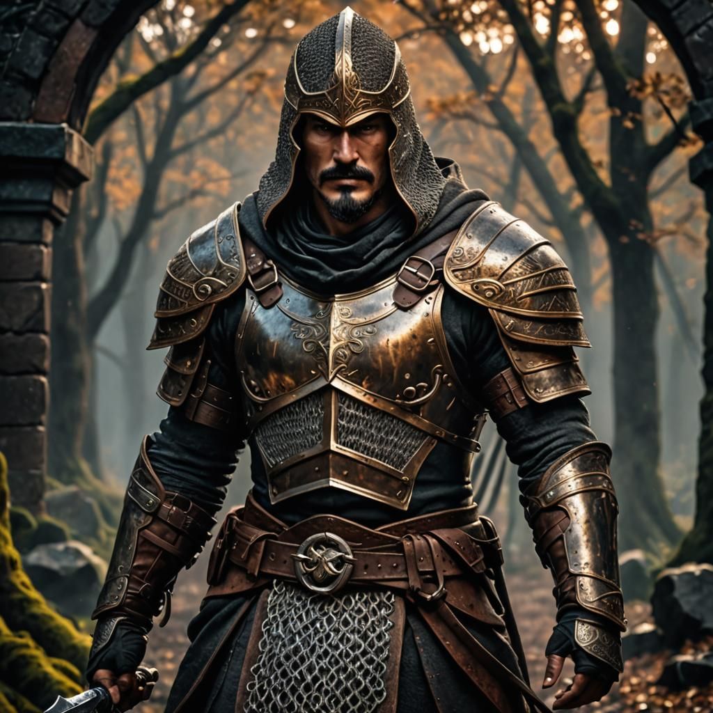 Ominous Knight-Paladin in Elden Ring Style