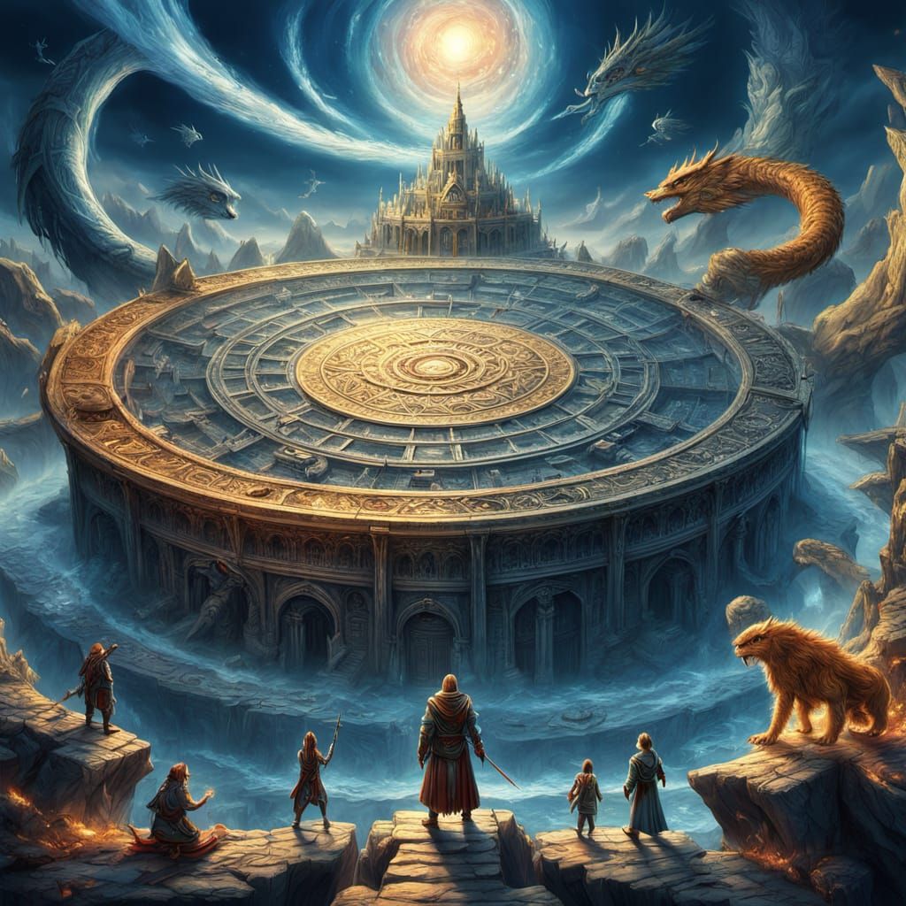 Ethereal Realms of Ancient Mythology Unfold