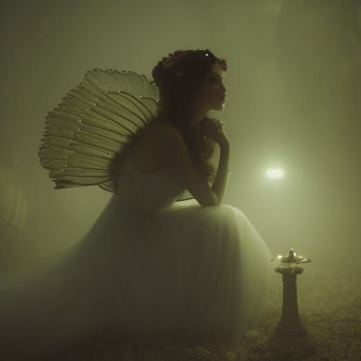 Gothic Horror Fairy, Dark Fantasy Art