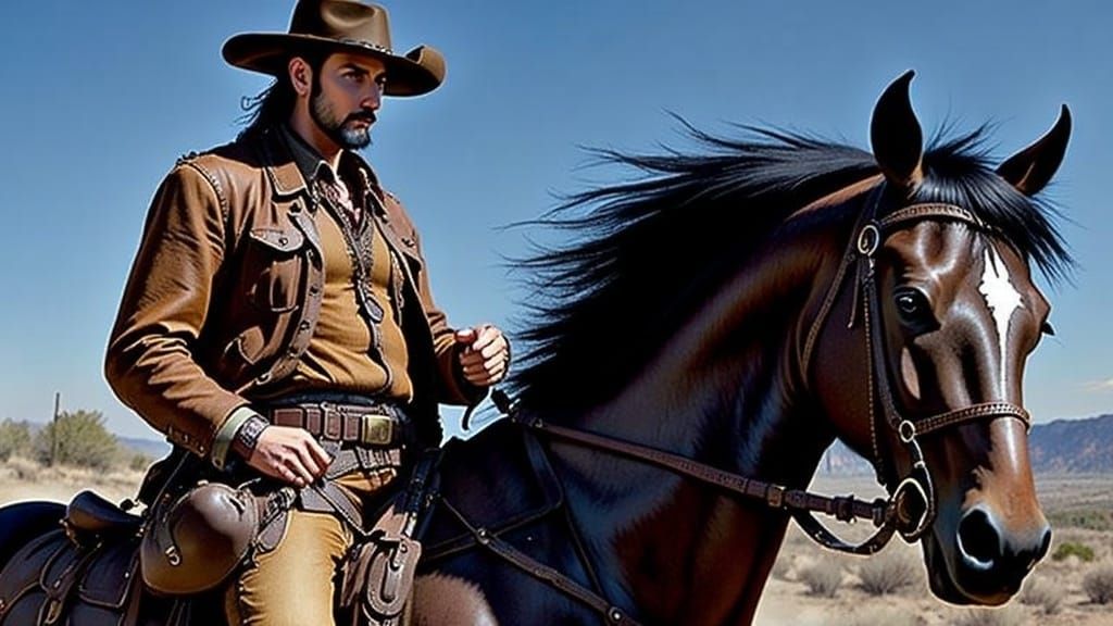 Evocative Scene of the Old West