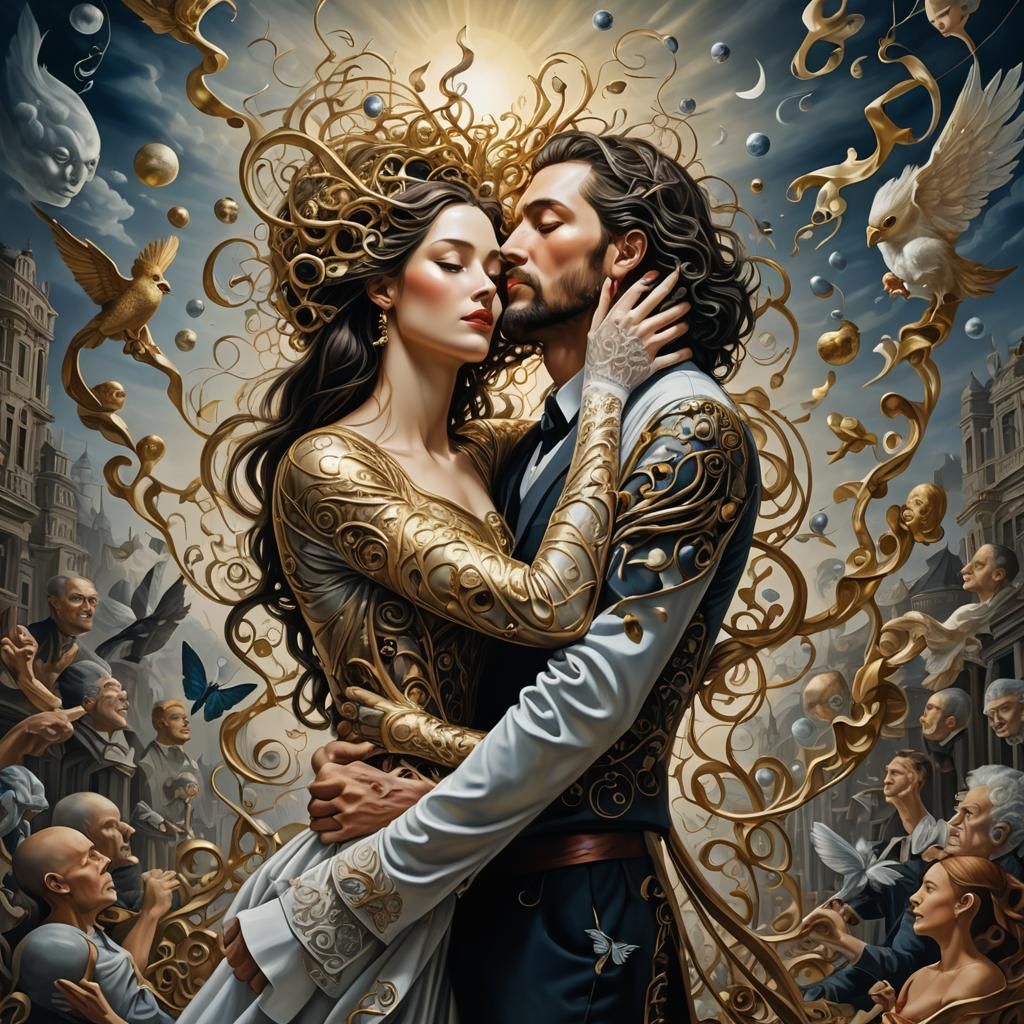 Surreal Love: Dynamic Lighting in Intricate Detail