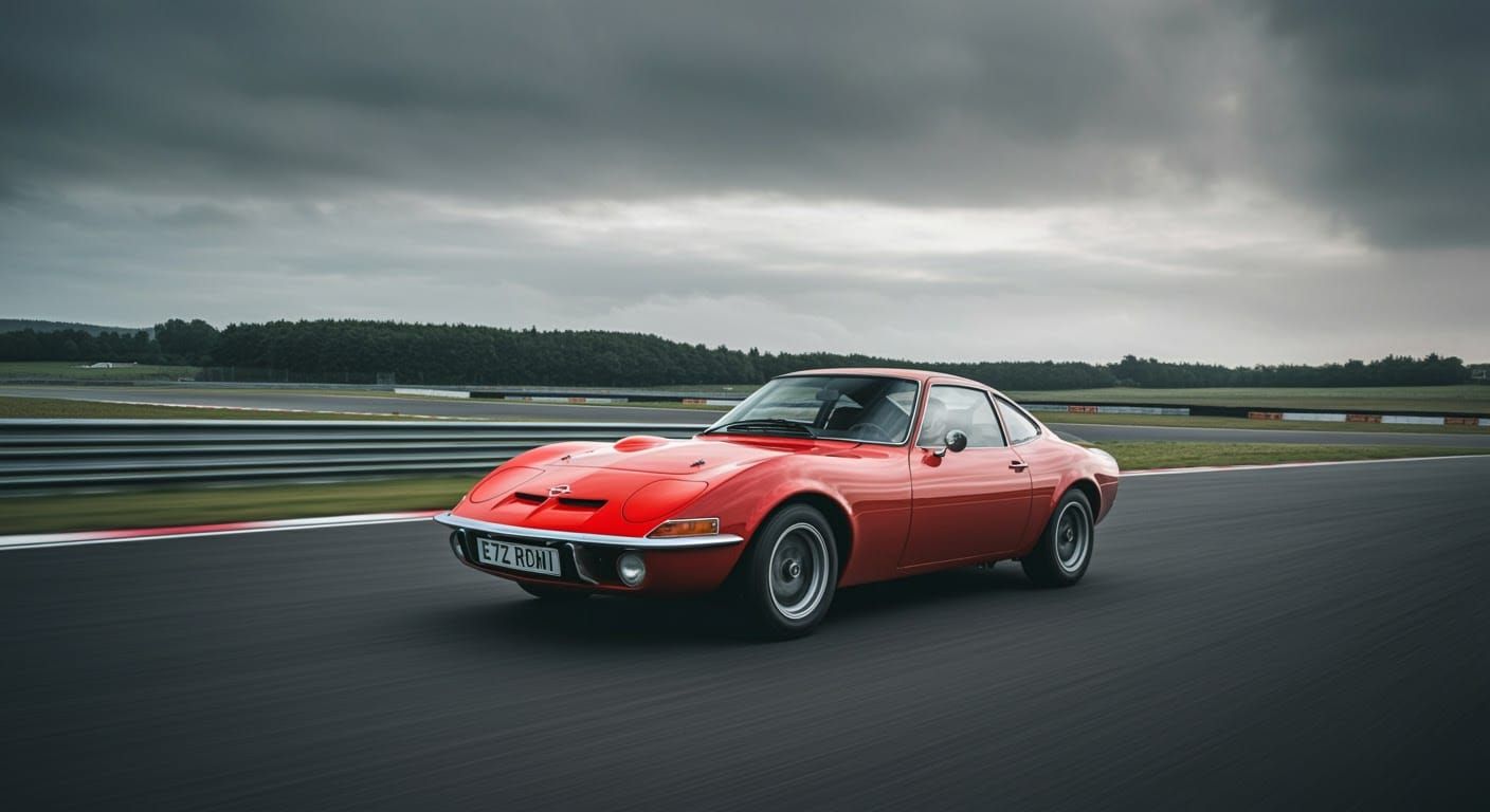 Opel GT Races Nurburgring in Hyperrealistic Detail