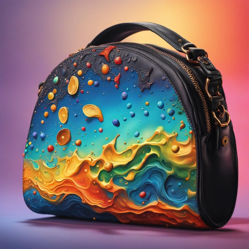 Hyperrealistic Half Moon Purse Concept Art