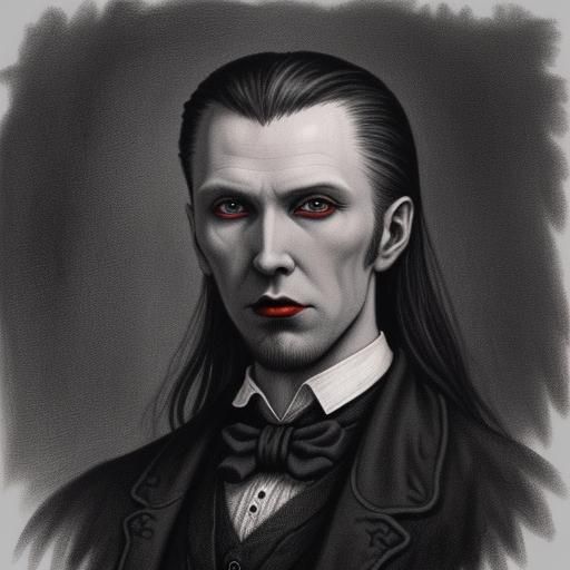 Bram Stoker's Count Dracula, black and white