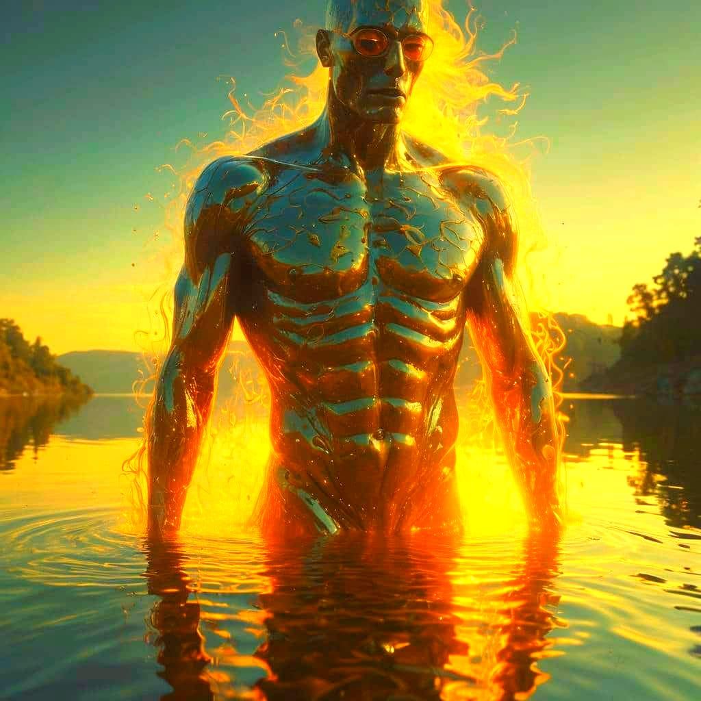 Surreal Glamour: A Vibrant and Eerie Masterpiece