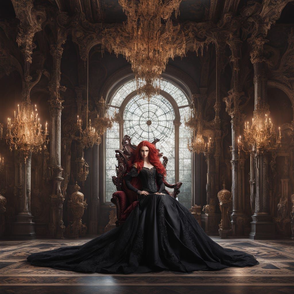 Vampire Queen on Clockwork Throne