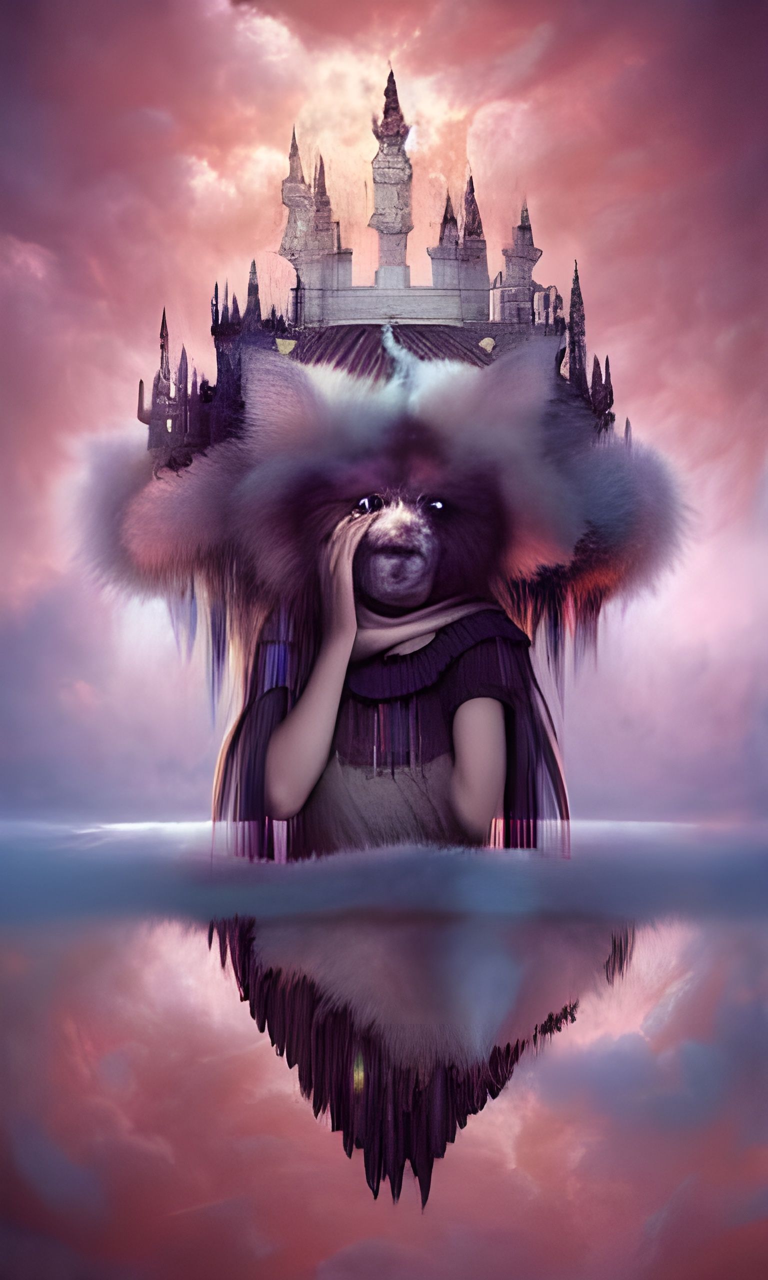 Fluffy Castle in Fractal Iridescence Style