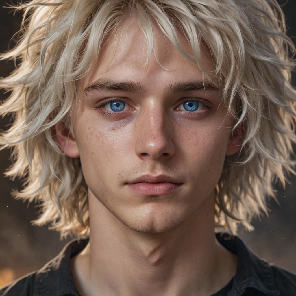 Celestial Gaze: A Portrait in Fantasy Concept Art