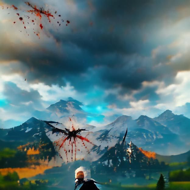 AI Image Inspired by The Witcher