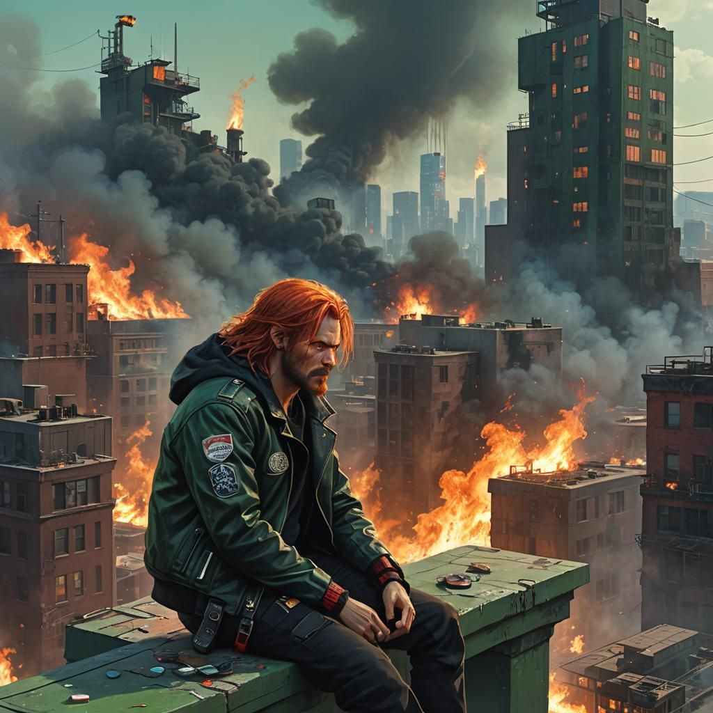 Burning City Watch: Fantasy Concept Art