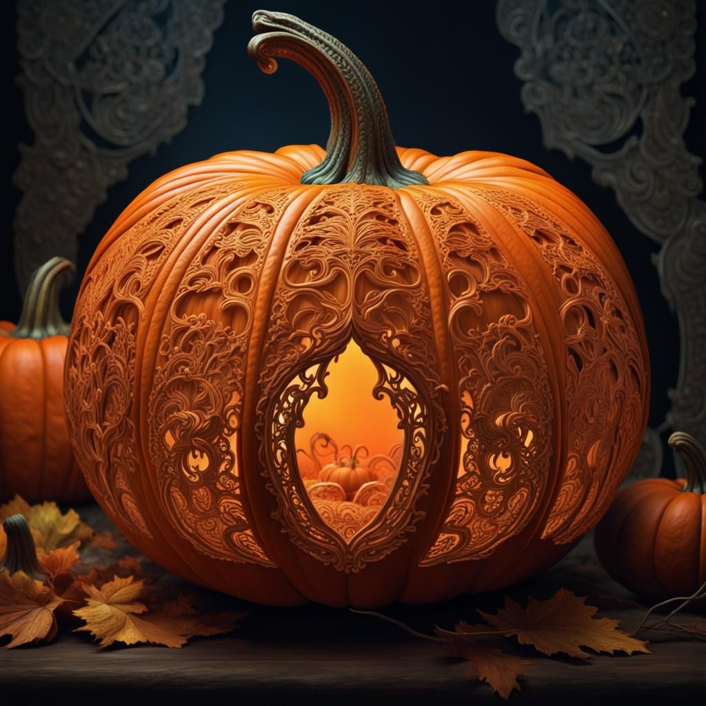 Pumpkin carved