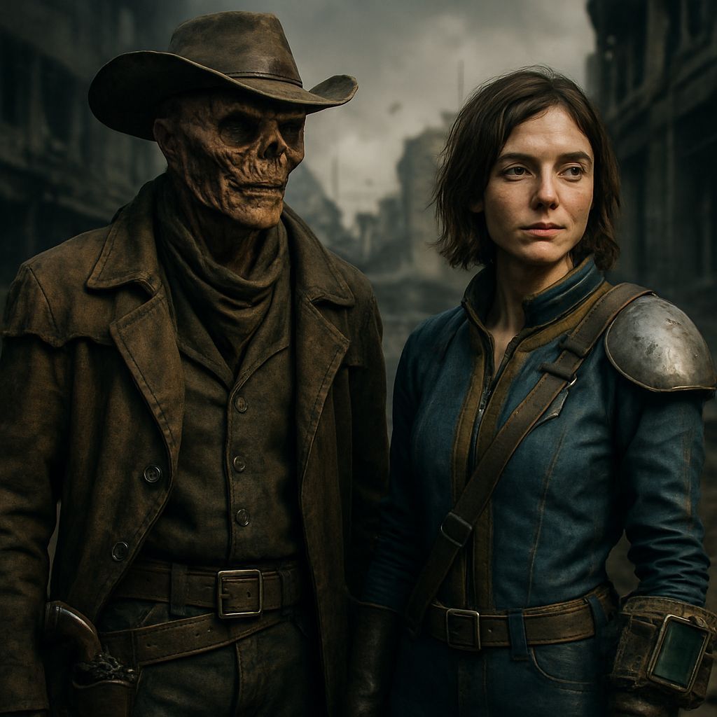 Cowboy Ghoul Bounty Hunter Lucy Maclean in Atmospheric HDR