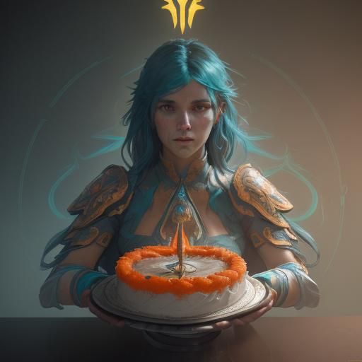 Pearl Cake: Hyperdetailed Art Nouveau Concept