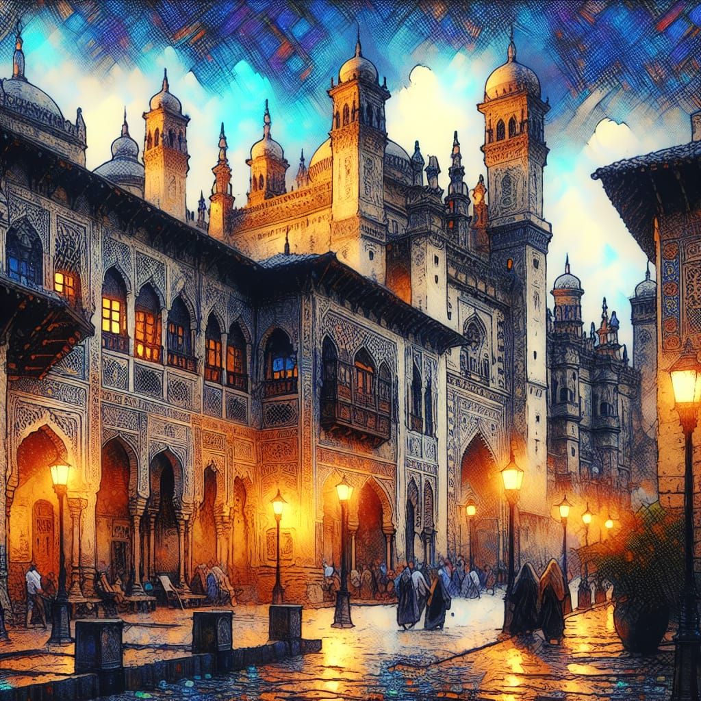 Hyperrealistic Watercolor Painting with Impasto Textures