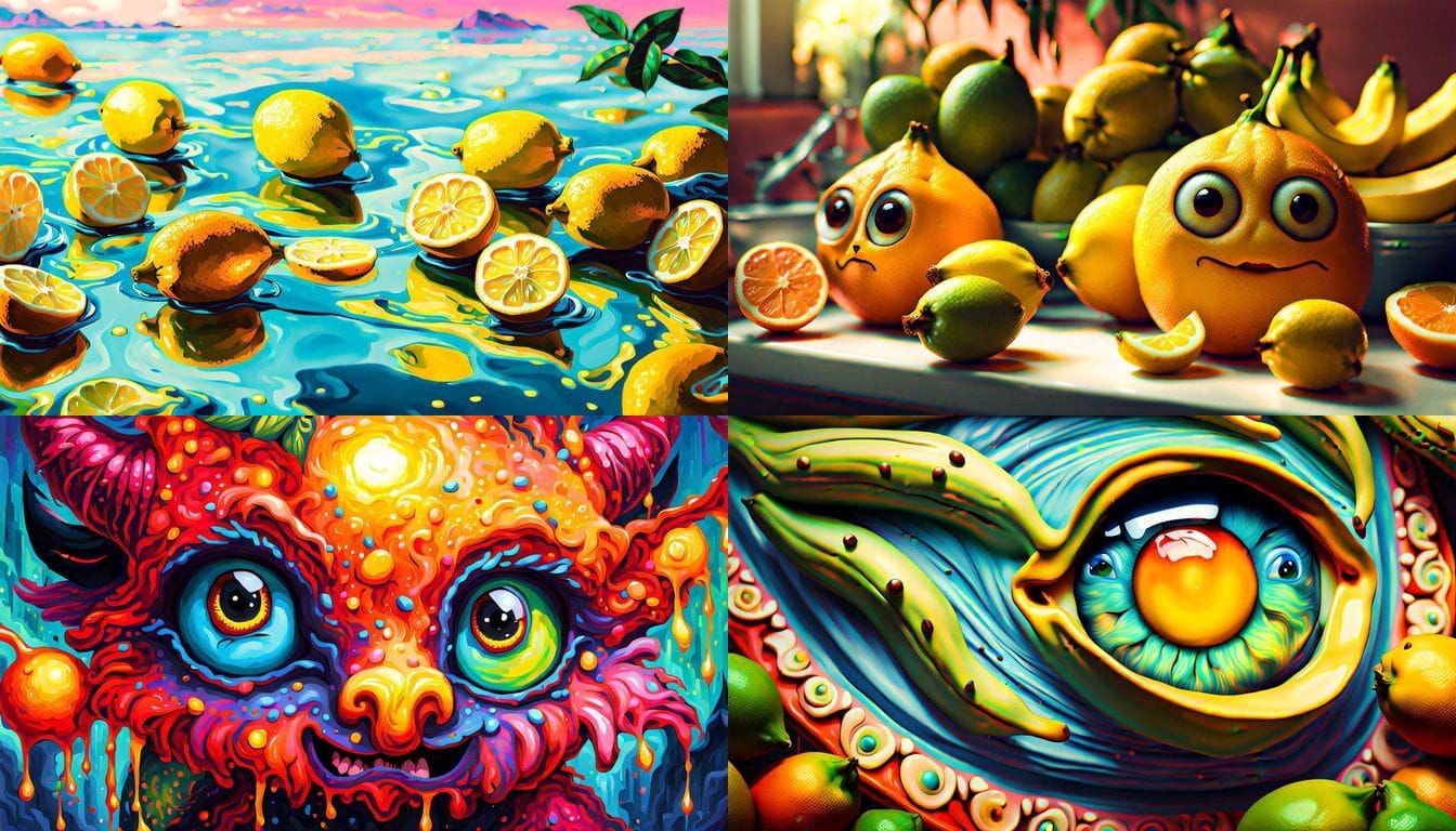 Hyperrealistic Surrealist Masterpiece with Kawaii Demon Eyes