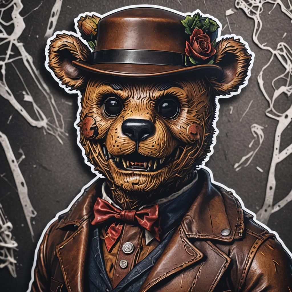 Freddy Fazbear sticker