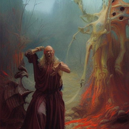 Seer of Rot: Oil Painting