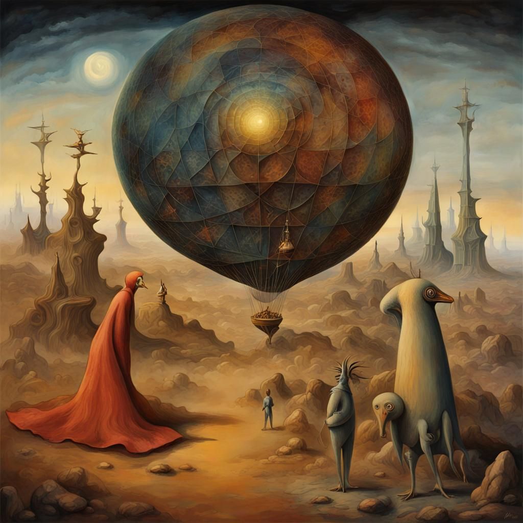Surreal Dreamscape: A Dark Fantasy Masterpiece