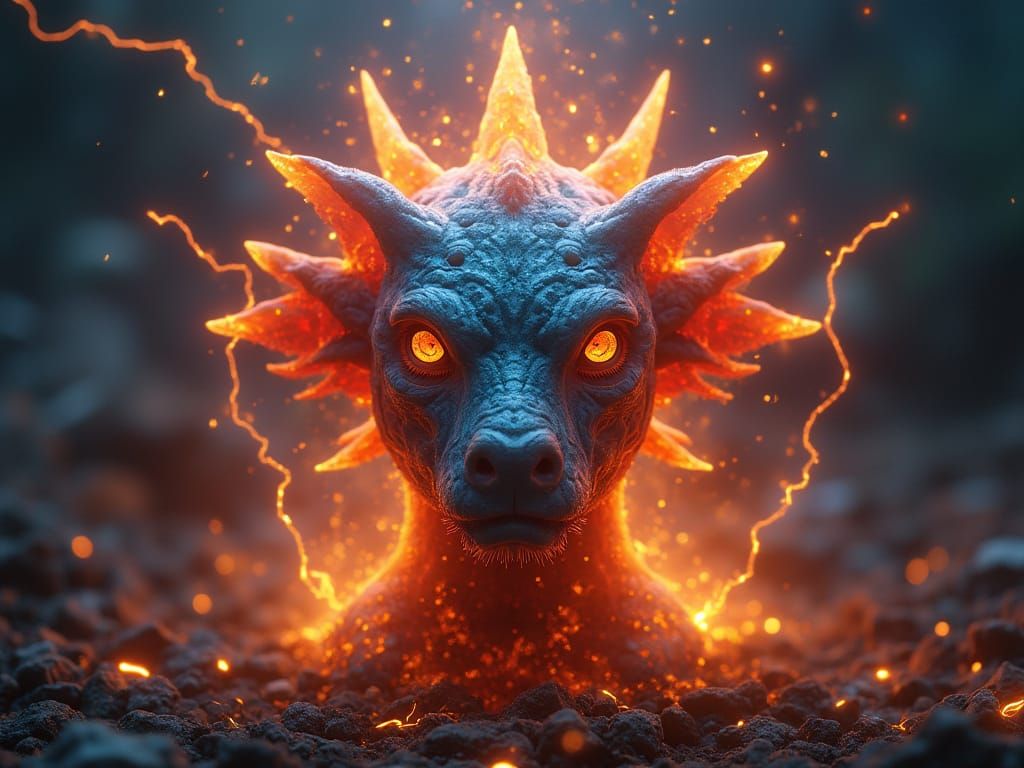 Sacredly Geometric Anthropomorphic Tie-Dye