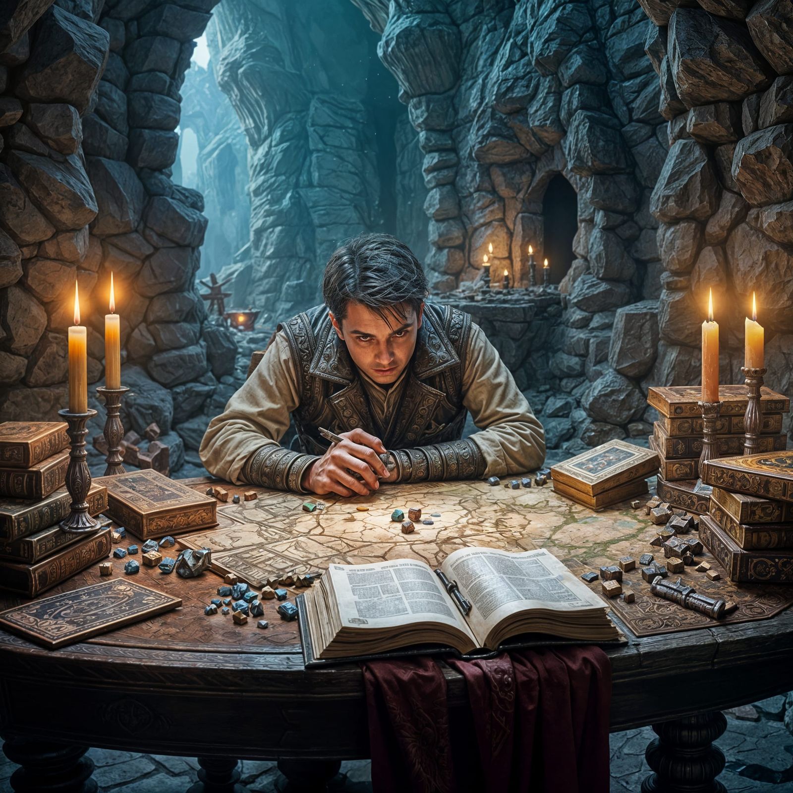 Dungeons and Dragons Game Table with Ben Shapiro