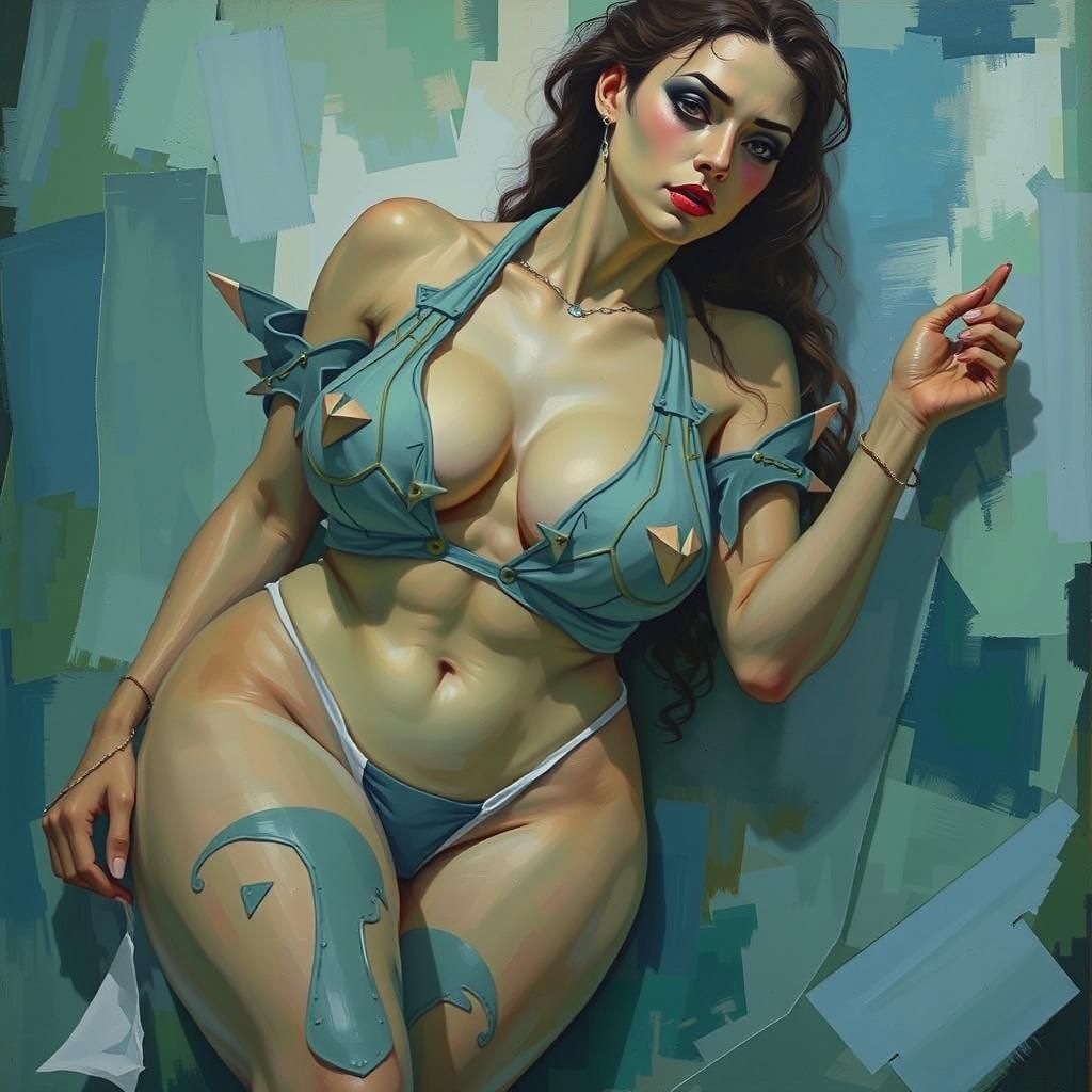 Elaborate Gothic Woman Portrait