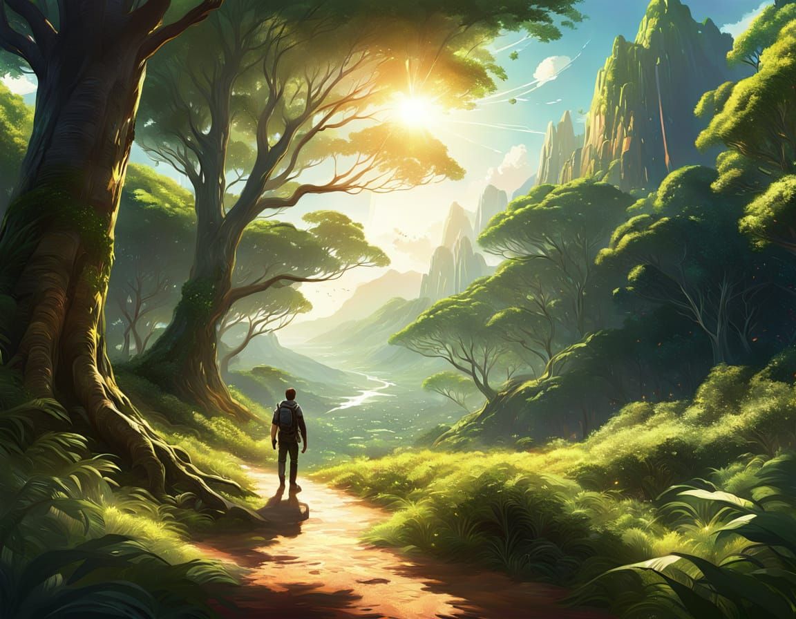 Person in Elysium: A Digital Paradise