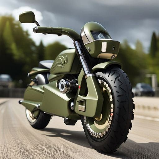 AI Generated Image of a Motorcycle