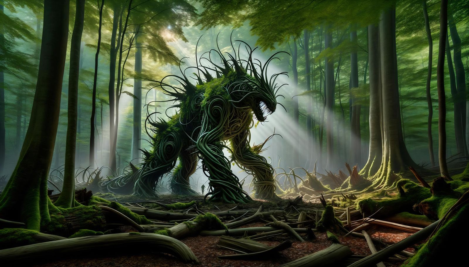 Colossal Battlebriar Guardian in Temperate Forest