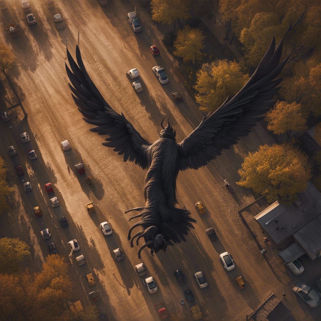 Sinister Devil at Dusty Crossroads: Hyperdetailed Digital Ar...