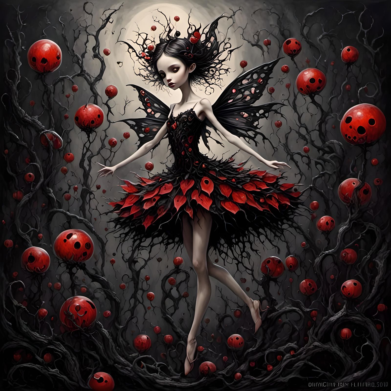 Elemental Fairy as Ballet Dancer in HDR