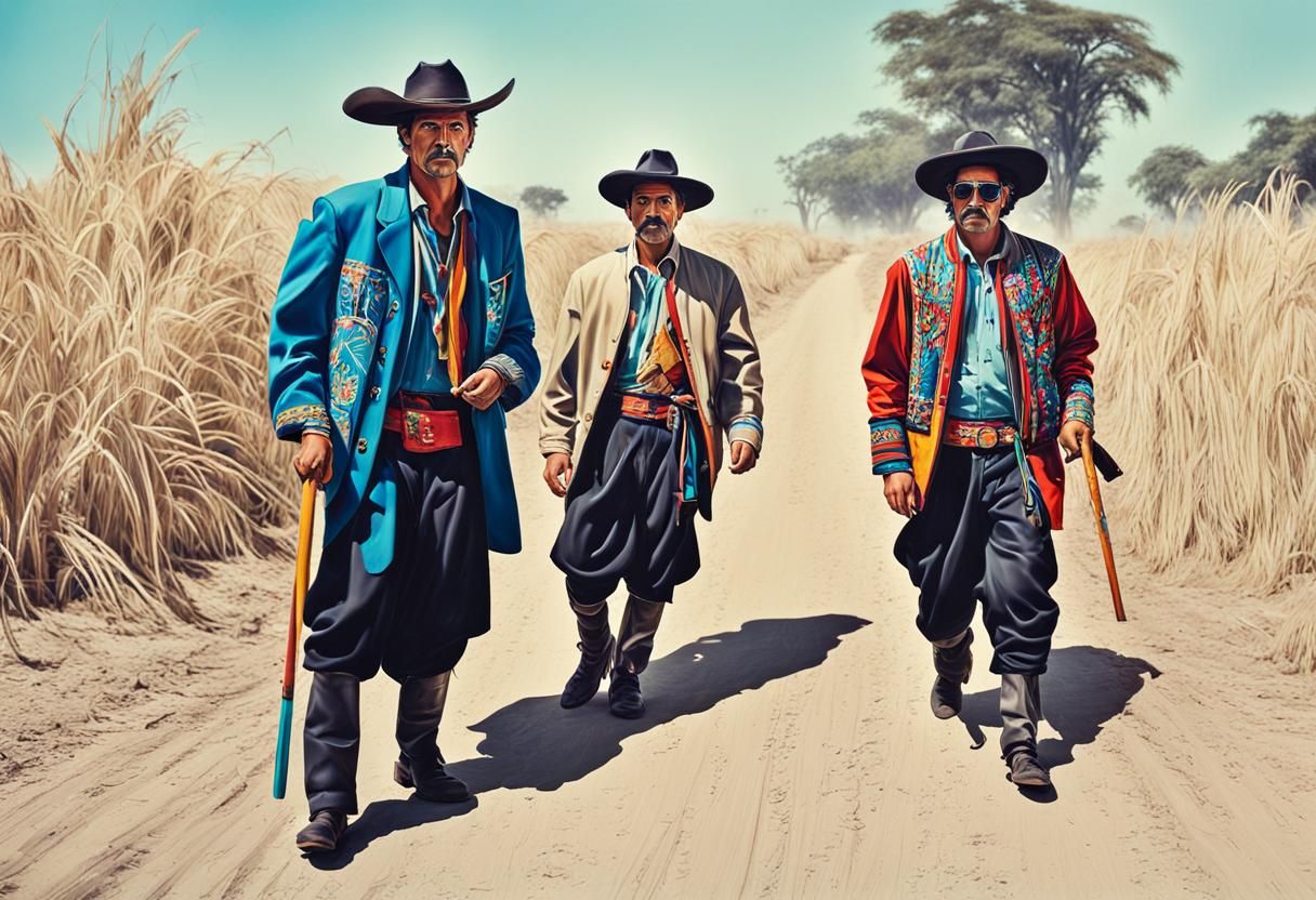 Gauchos in Argentina: Hyperrealistic Graffiti Art