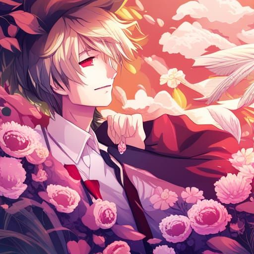 Vessel from Sleep Token in Anime Style