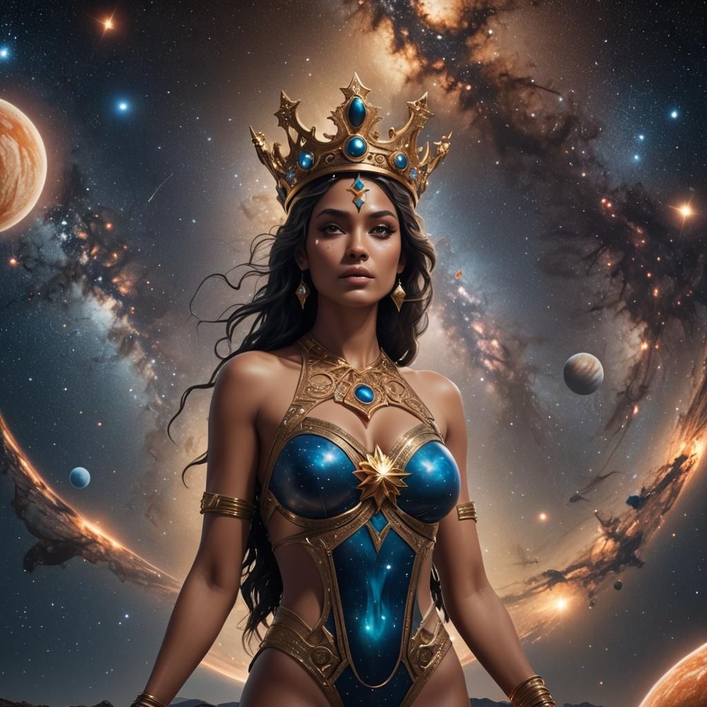 Goddess of the Planets in the Milky Way