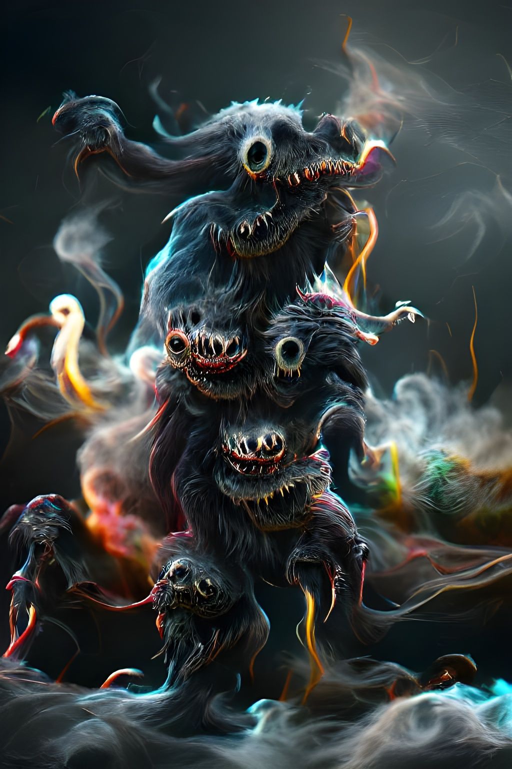 🎥🍿 black smoke monster 8k resolution