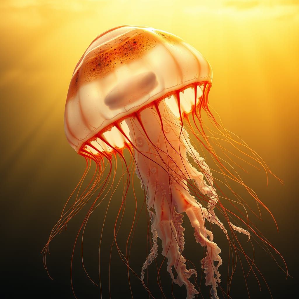 Majestic Man O' War in Dreamy Ethereal Style