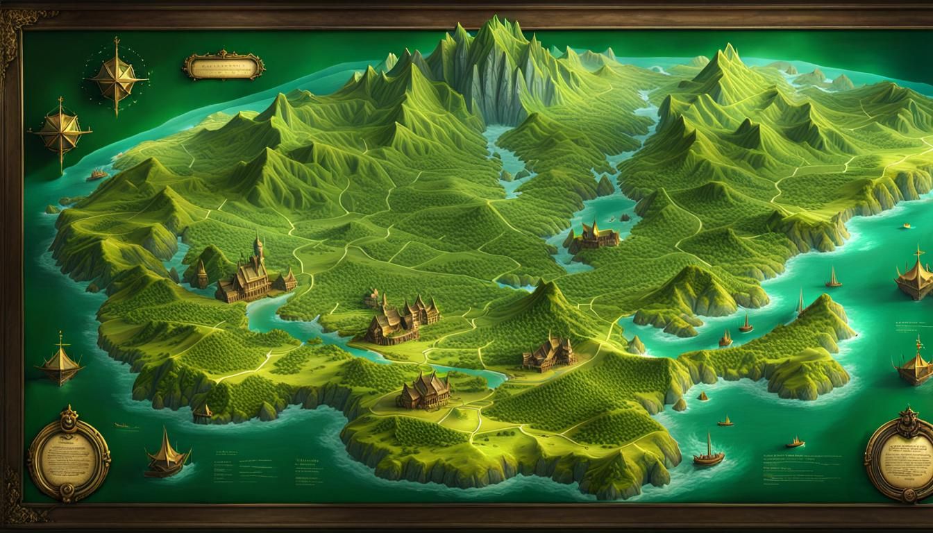 Map of lost Land