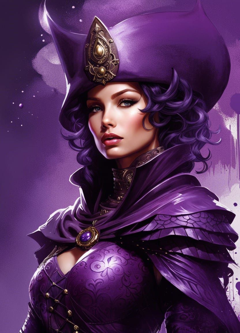 Purple witch