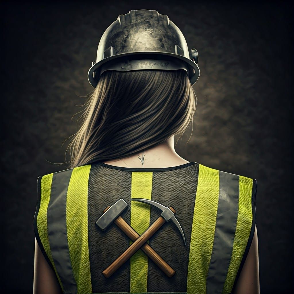 Mining Tattoo: Italian Girl in Photorealistic Style