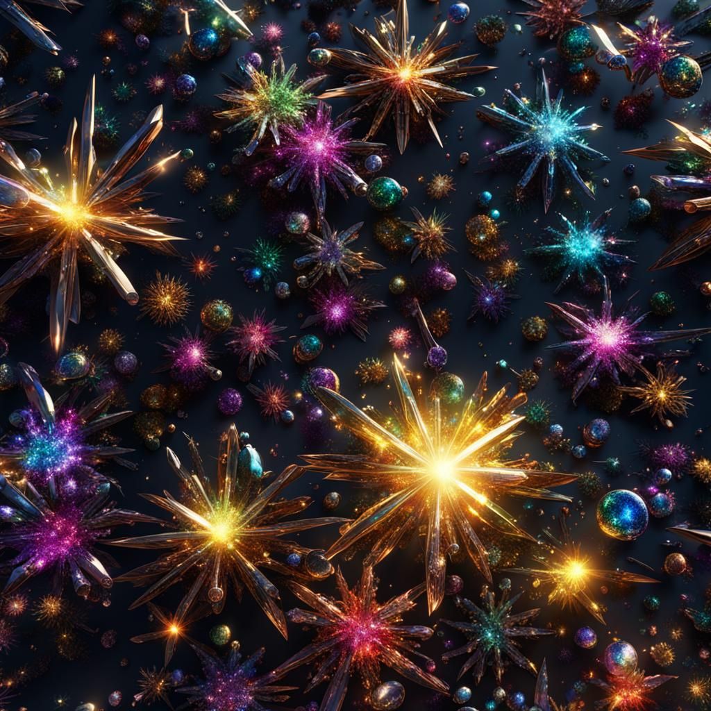 Sparkling Chrome: A Stunning 3D Render