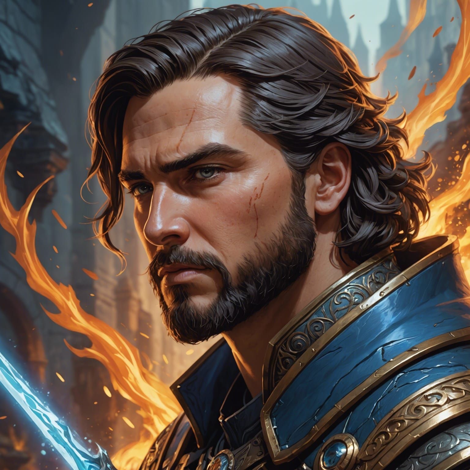 Vox Machina Hyperrealistic Splash Art