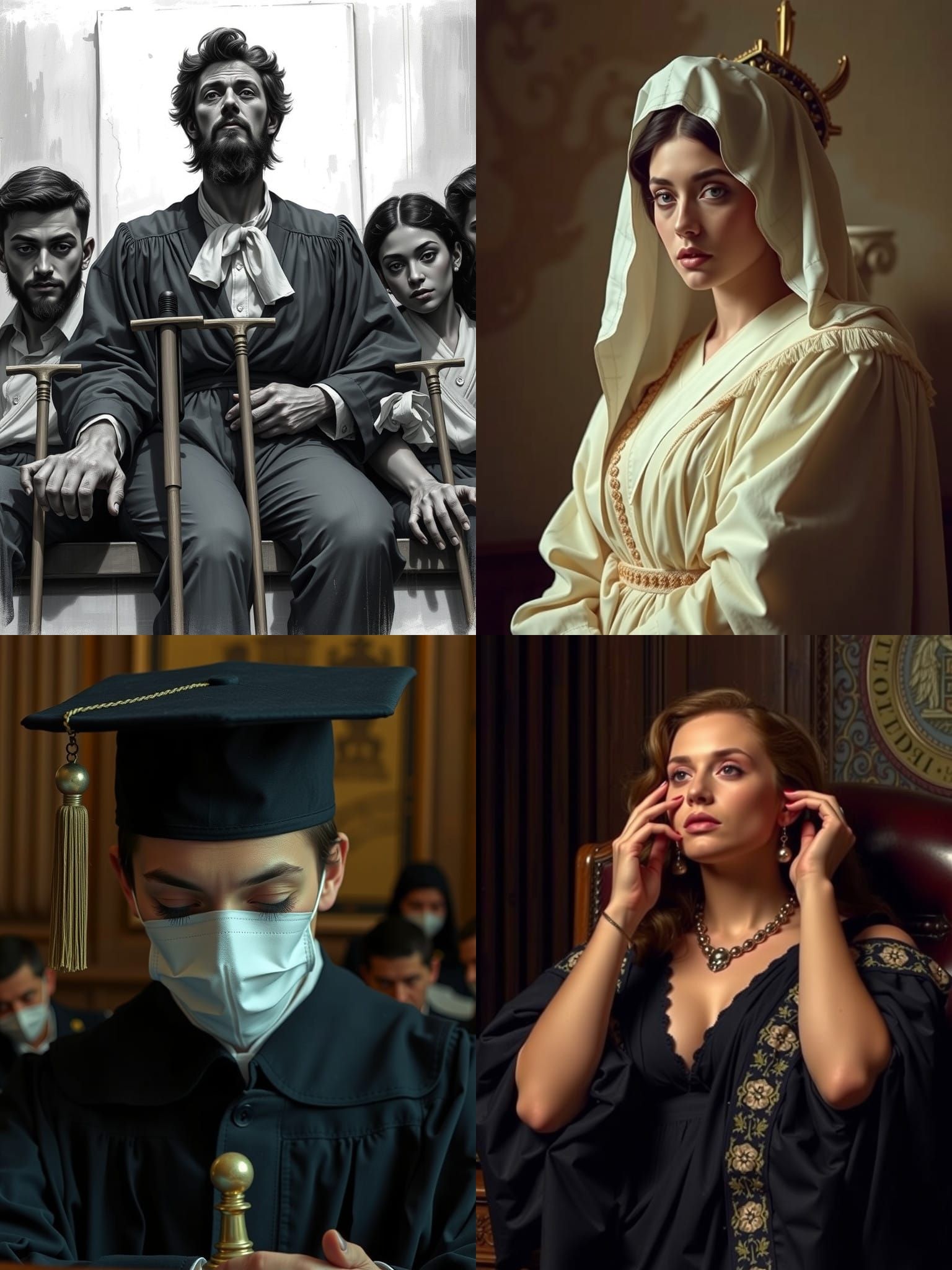 Sensual Justice: An AI Interpretation