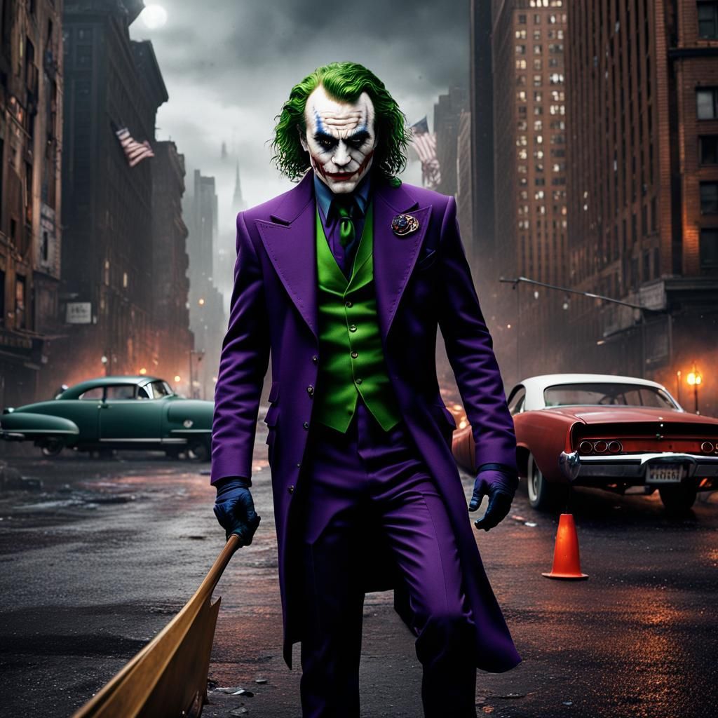 Heath Ledger Joker: Why So Serious? Fantasy Art