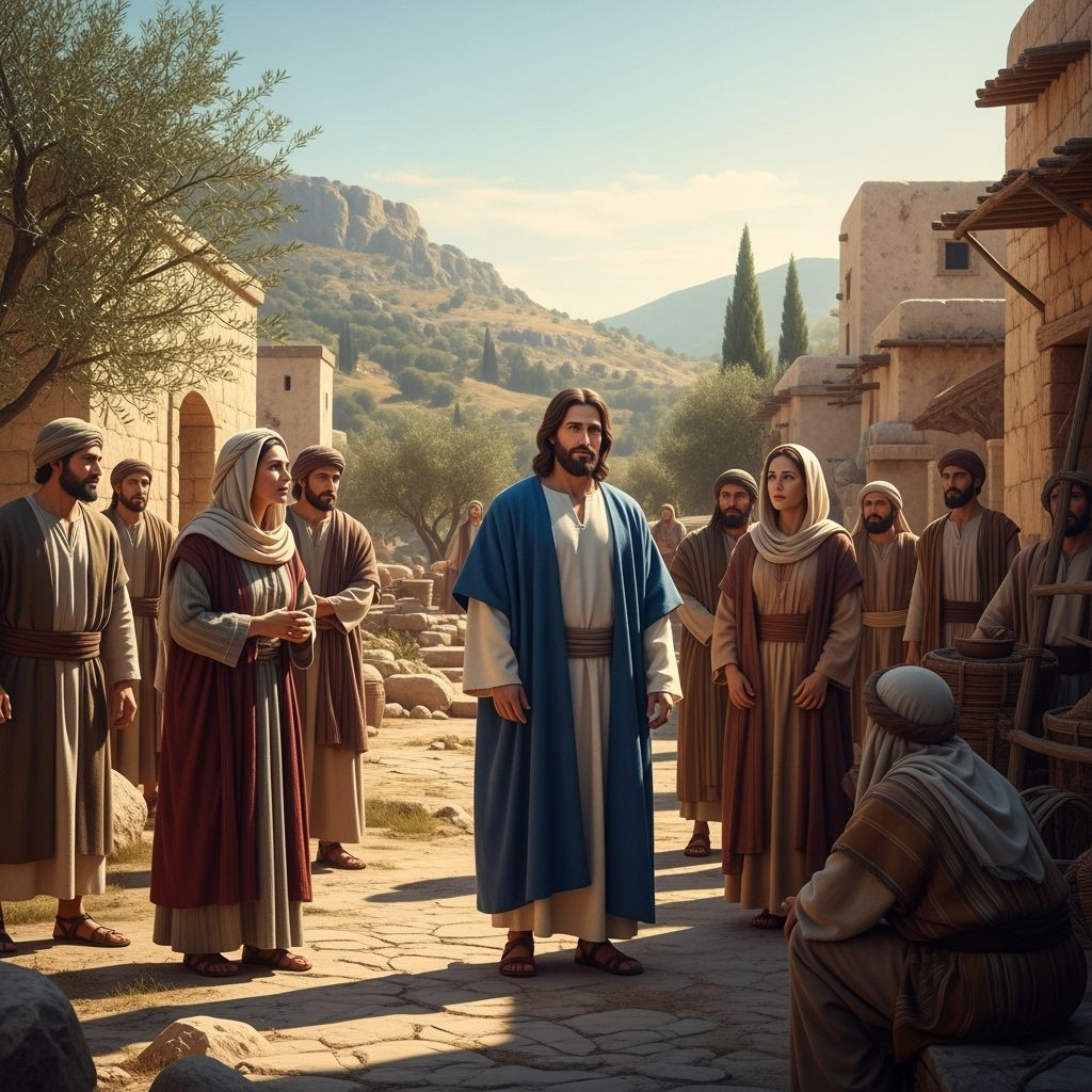 Jesus with Disciples in Ancient Palestine