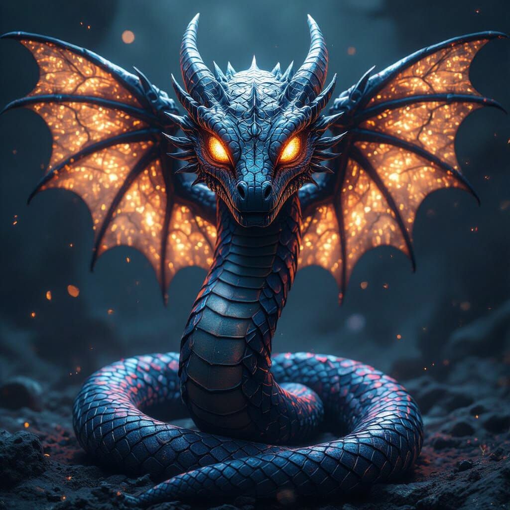 CryptoPunk Alien Serpent NFT in Cosmic Style