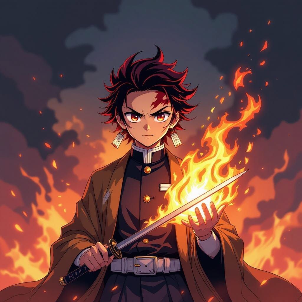 Flame AI Software as Demon Slayer Character