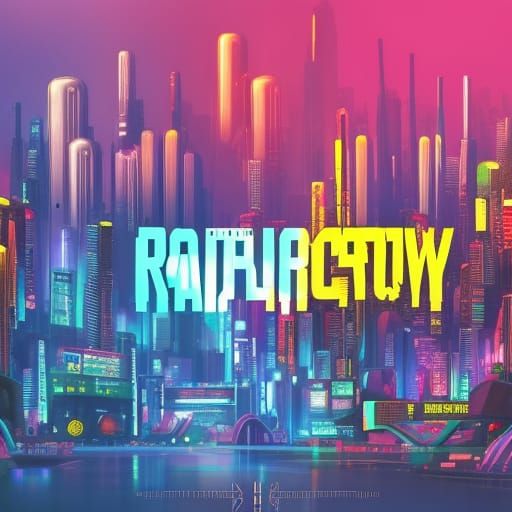 Neon-Lit Cyberpunk Cityscape of the Future