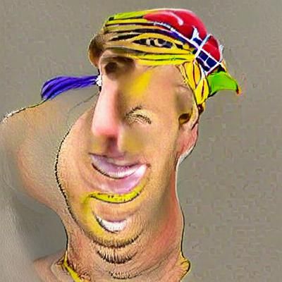 Stylized Depiction of a Chad Meme Character