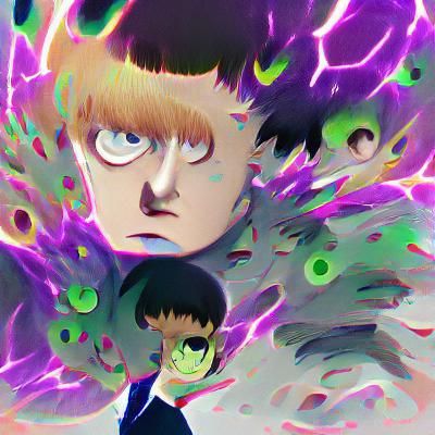 Mob Psycho 100 AI Image