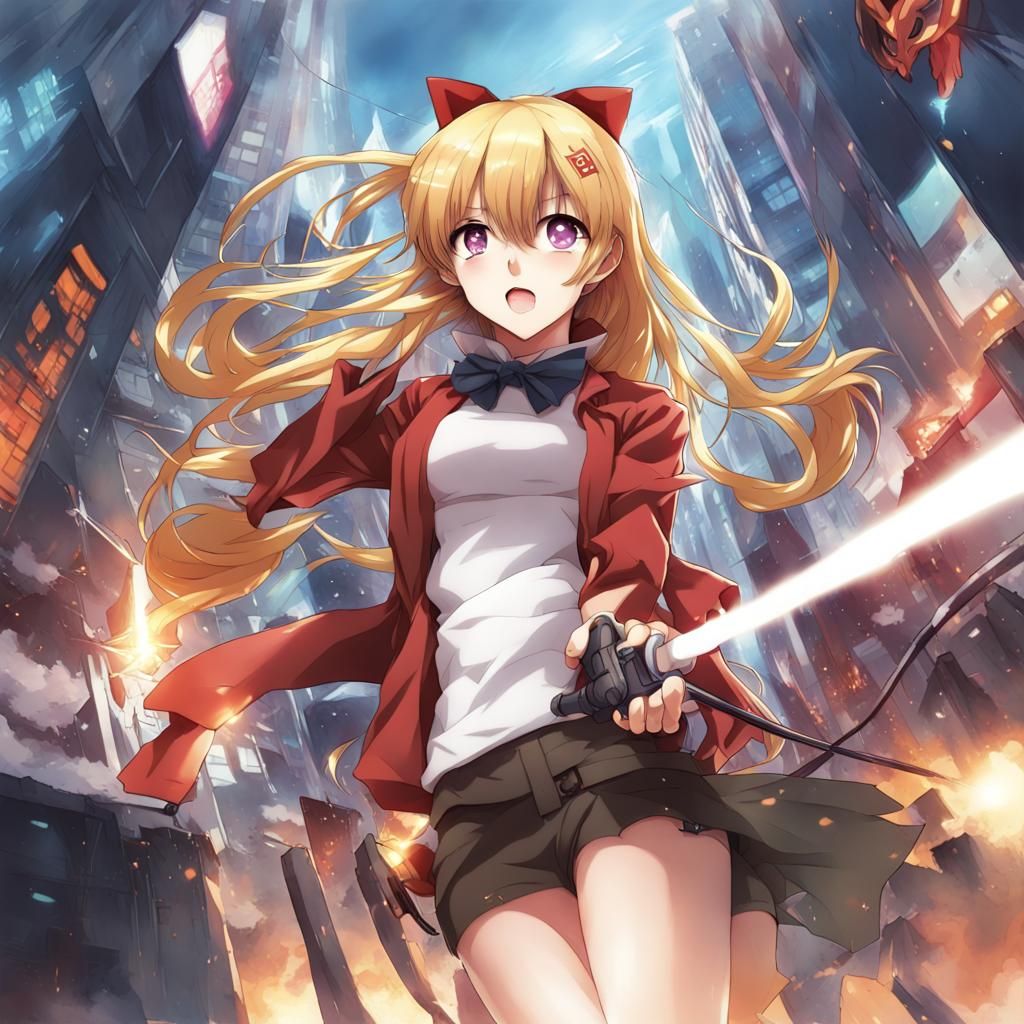 Anime Art Character in Japanese Manga Style